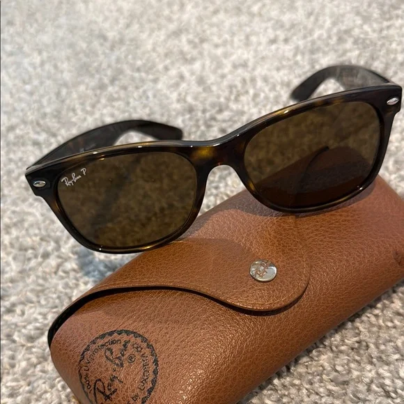 Ray-Ban | Accessories | Rayban Brown Sunglasses With Leather  display picture 2
